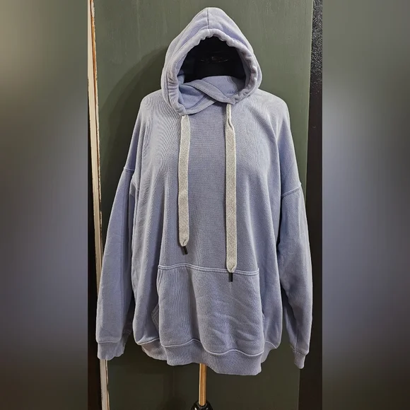 Aerie Light Blue Hoodie - Picture 1 of 6